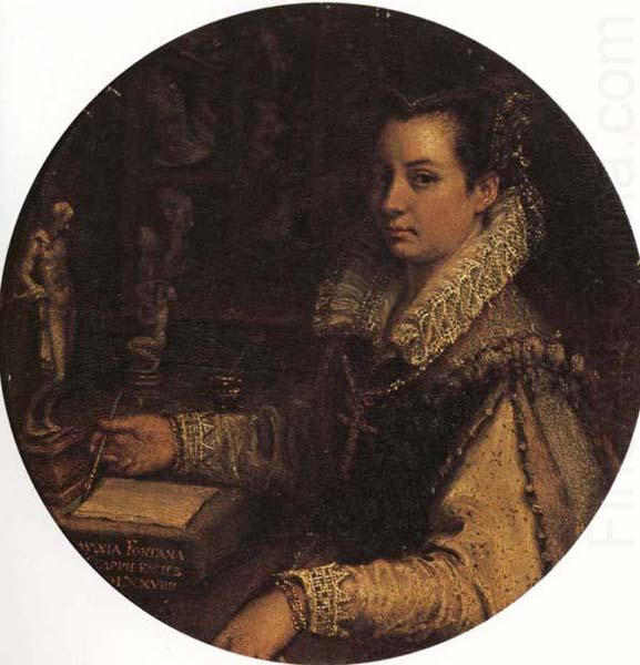 Lavinia Fontana Self-Portrait in the Studiolo china oil painting image